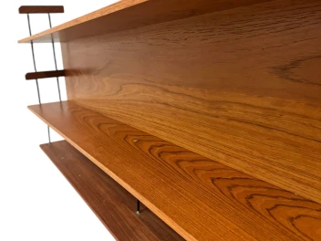 Mid-Century Modern Wall Mounted Shelf by Walter Wirtz for Wilhelm Renz, 1960s